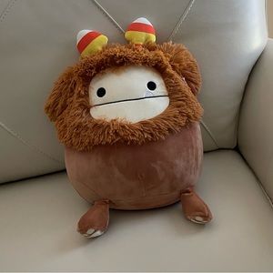 NWT 12in Benny the Bigfoot with Candycorn Headband Squishmallow